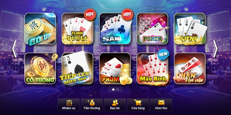 top 12 game bài đổi thưởng